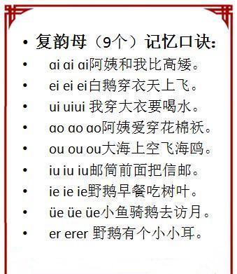 小学语文拼音学习大全记忆口诀汇总!干货分享!