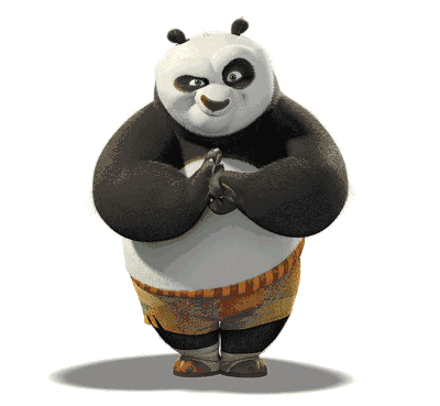 《功夫熊猫》都看过吧 笨手笨脚的熊猫阿宝 以自己对武功的悟性和师父