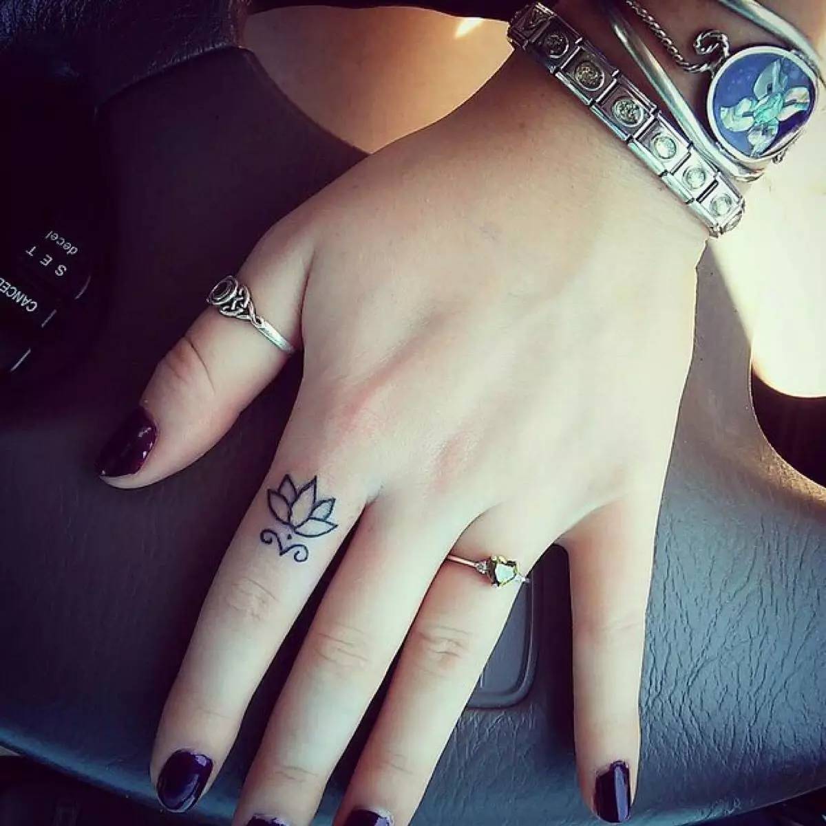 手指:刺青
