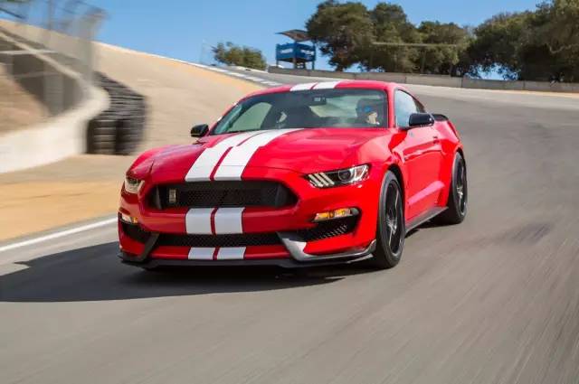 红色眼镜蛇2016福特mustangshelbygt350