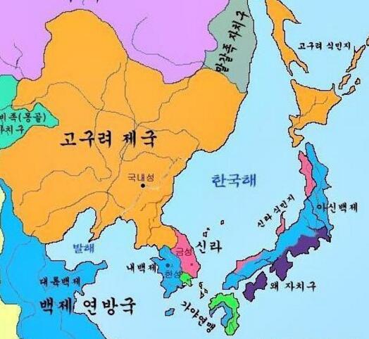 韩国历史书上本国领土,中国被占大半,日本也沦