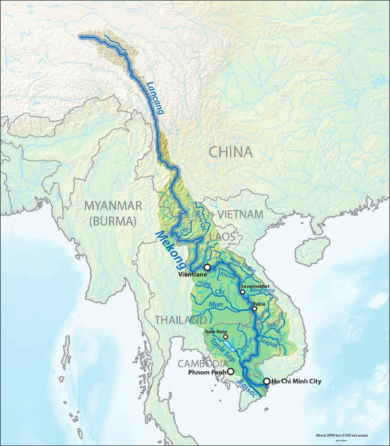 旅游 正文  pic|wikipedia 湄公河,在中国境内叫澜沧江,流入中南半岛图片
