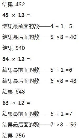 孩子运算慢?看这里,数学速算技巧(多位数乘法)