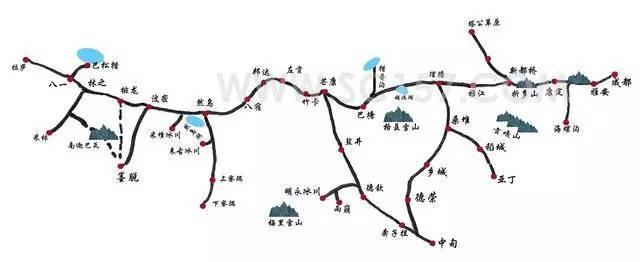 川藏铁路开工过草原雪山来场穿越四季自驾之旅吧