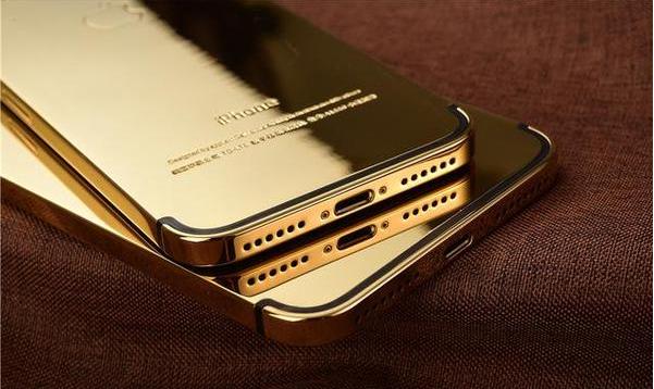 24k黄金定制版iphone7,装逼神器亮瞎眼