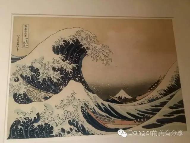 还在亚洲艺术馆看到浮世绘大师葛饰北斋的名作《富岳三十六景》中的