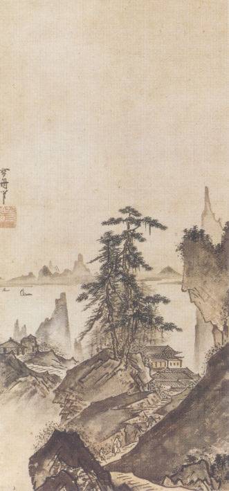 应为室町时代的雪舟等扬(1420—1506)