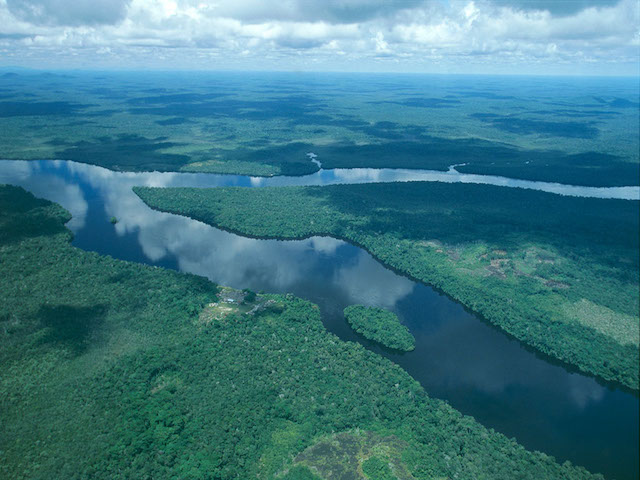 刚果河(平均径流量1300立方千米)非洲