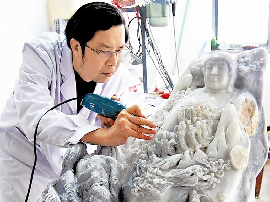 中国玉石雕刻大师袁嘉骐玉雕艺术欣赏