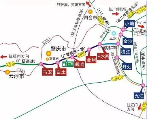 年底通车 肇庆段比预期工期提早了一年通车, 广州到肇庆市区仅需40图片