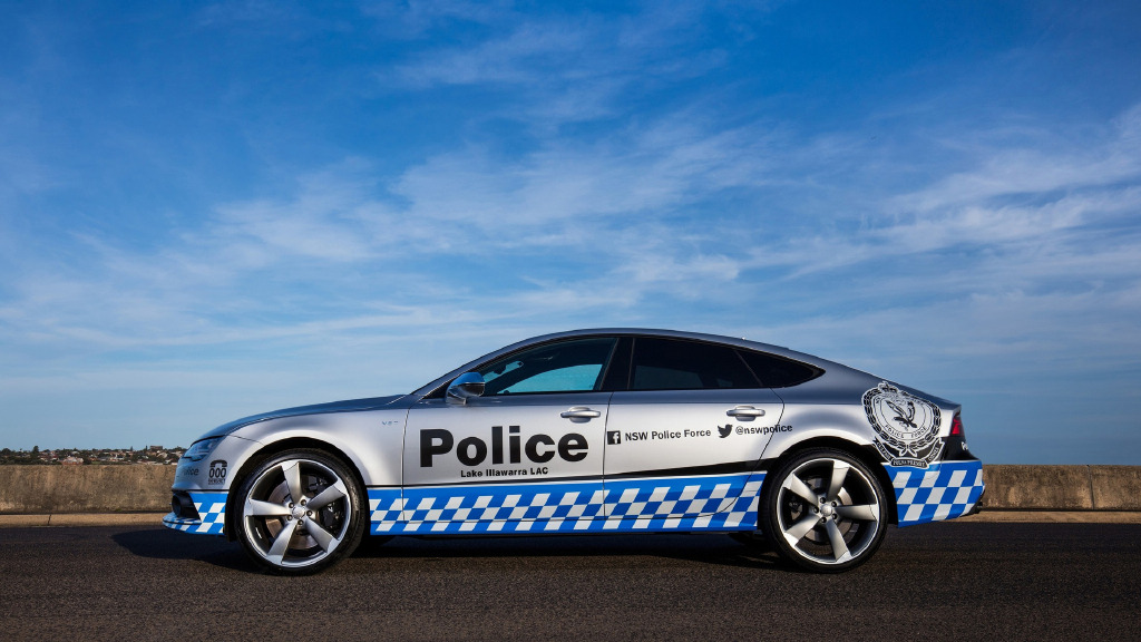 各国警车巡礼一:奥迪s7 sportback警车首秀澳洲
