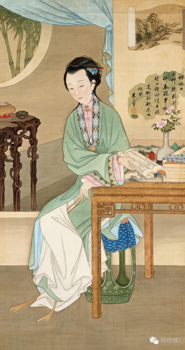 阅读丨清宫旧藏《十二美人图》