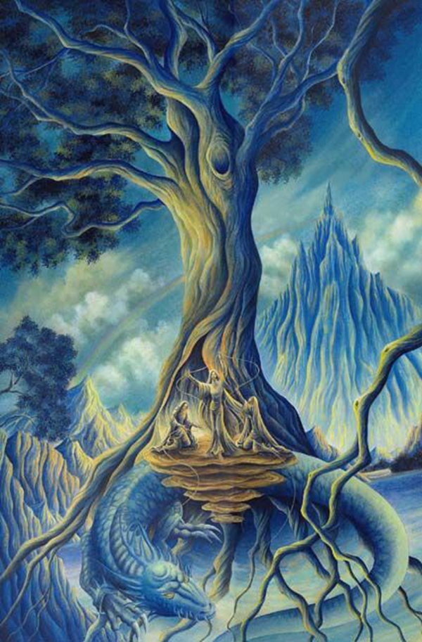 世界之树 北欧神话中的宇宙树 古老而又神秘 是大地与生命的守护者