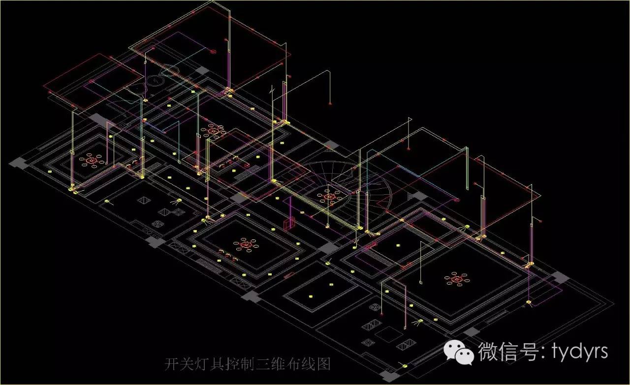 完工后根据实际布线情况,绘制三维水电路竣工图,方便以后维修参考.