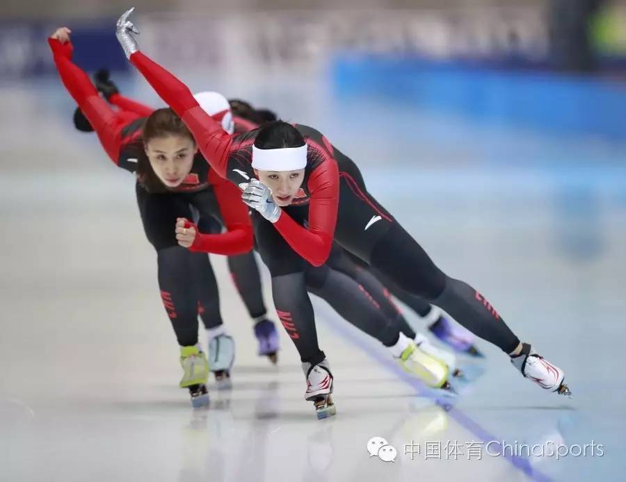 【组图】速滑世界杯冰火将燃 中国队加紧训练