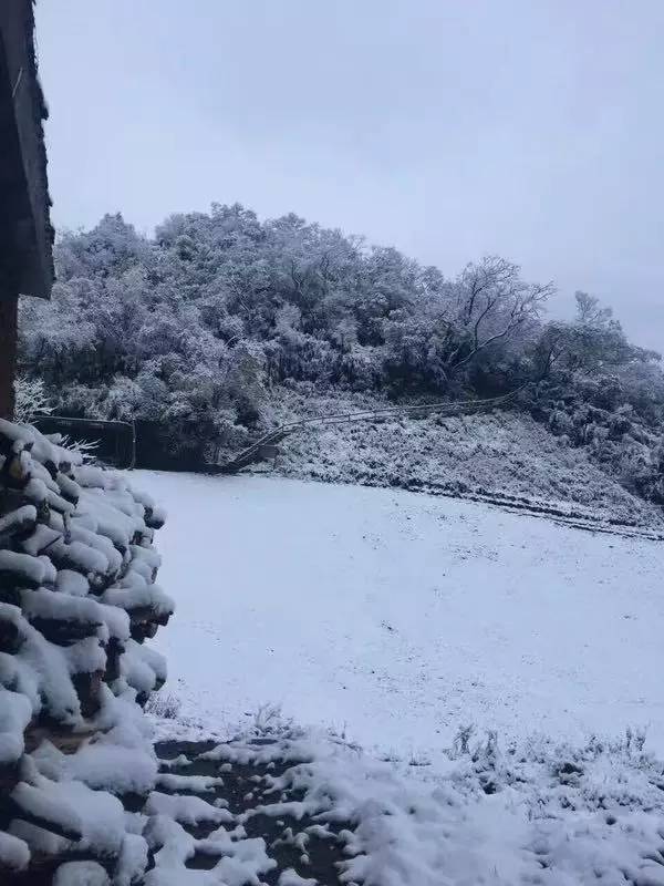 最佳赏雪地:北川九皇山景区,小寨子沟