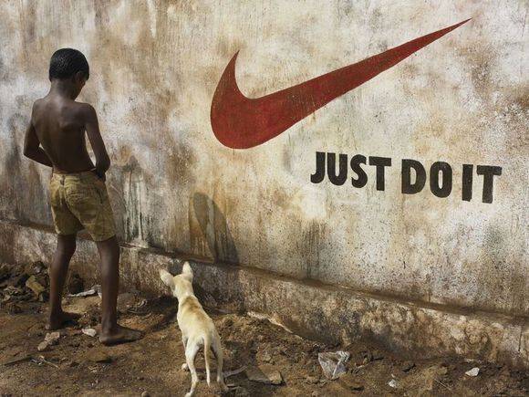 (nike平面广告:just do it)