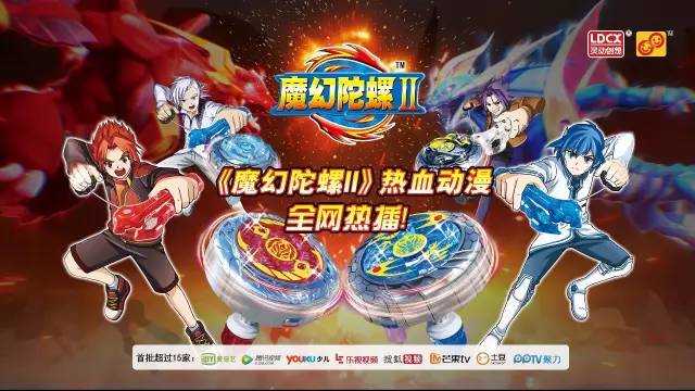 ps: 为庆祝《魔幻陀螺ii》动画片新媒体上线,灵动创想携手各大新媒体