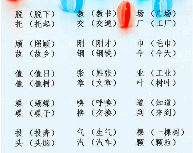 小学语文"辨字组词"大全!连老师都说人手一份!