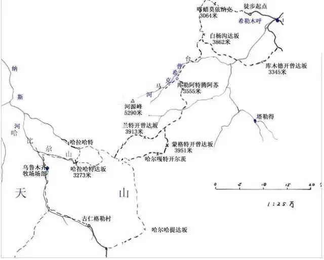 线路概况地图乌鲁木齐市天山大峡谷天山天池旅游地图吐鲁番旅游地图图片
