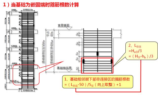 柱子纵筋搭接长度怎么计算_柱子插筋预留搭接长度