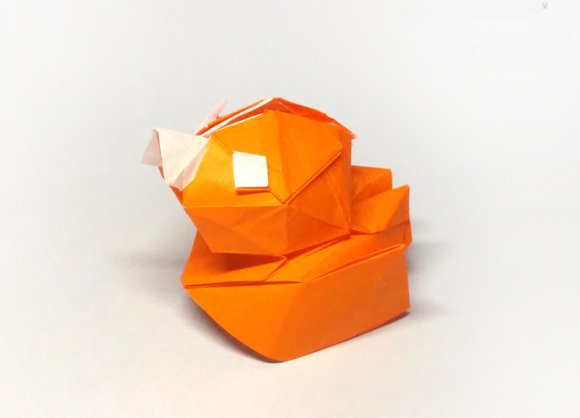 立体小鸭子折纸步骤图纸鸭子的折法教程图解