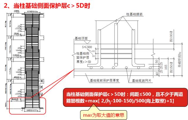 柱子纵筋搭接长度怎么计算_柱子插筋预留搭接长度(2)