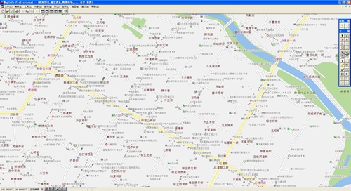 成都市电子地图矢量数据 适用于各种通用gis平台图片