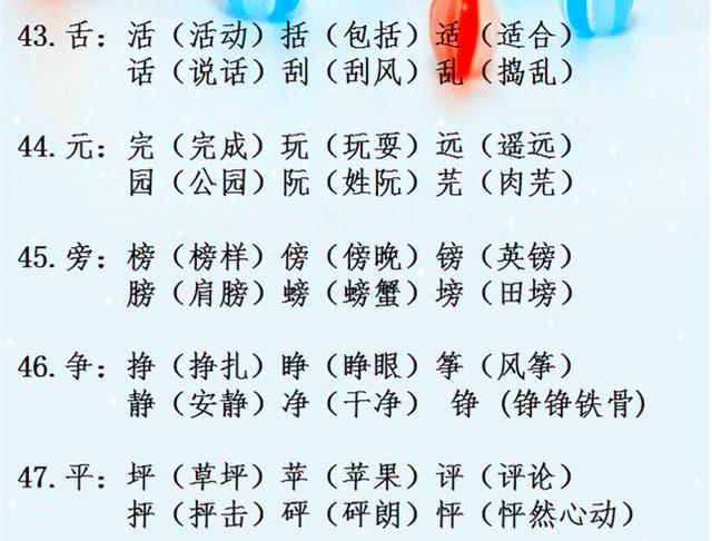 小学语文同音字组词大全,考试必考,您孩子掌握了吗