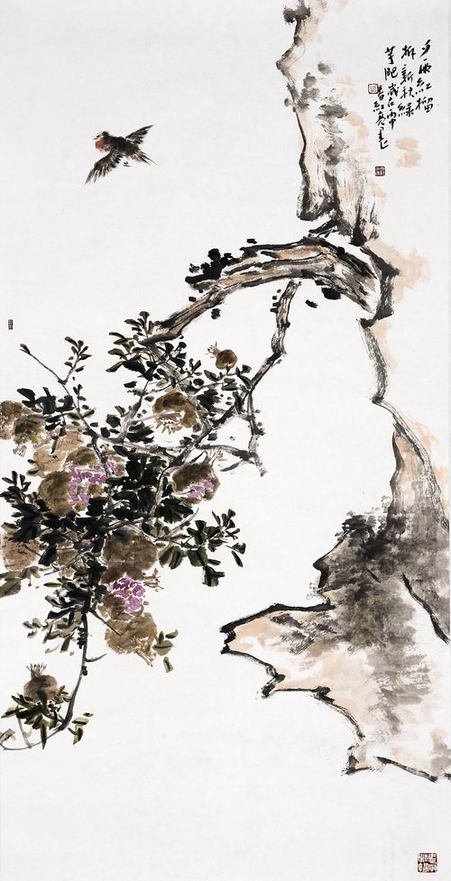 蕉荫画友肖红亮作品萧红亮(艺名曾用"萧潇)磊石轩主,1963年生,湘潭