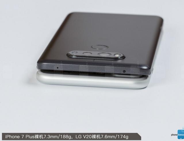 难道苹果也是韩国的?IPhone7P对比LGV20