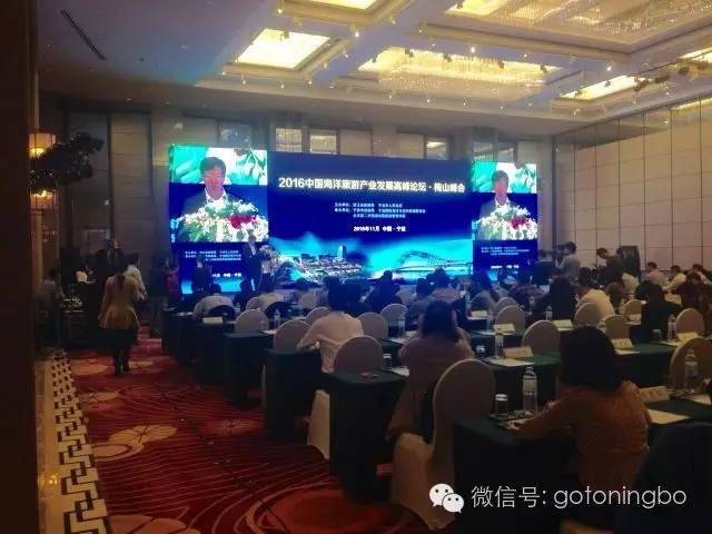 2016中国海洋旅游产业发展高峰论坛·梅山峰