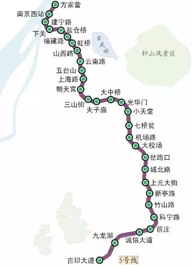 根据南京2015-2020地铁规划,其他线路,如1号线北延,3号线三期,6号线