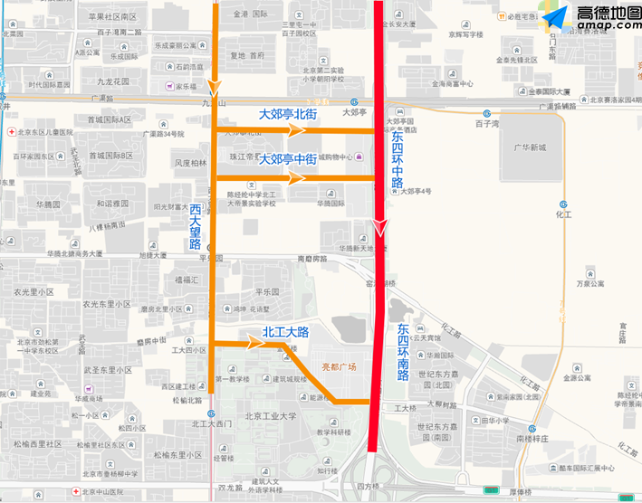 高德地图联合北京交警做预测 做您冬季出行好