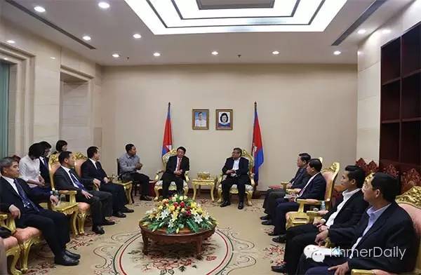 柬埔寨副总理会见捷达旅游董事长等中国企业家