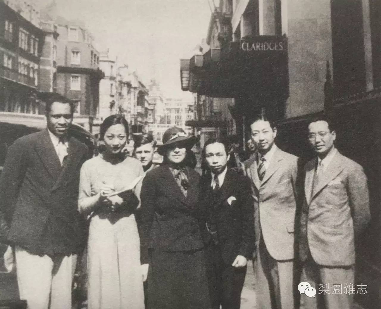 梅兰芳1935年旅欧旧影一组