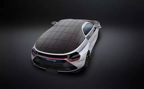 新能源汽车界的永动机!汉能发布太阳能概念