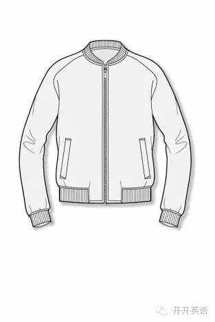 jacket"飞行员夹克"这件羊毛套衫你穿很合身