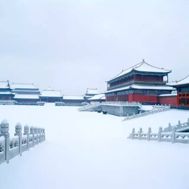 一下雪,故宫就成了紫禁城