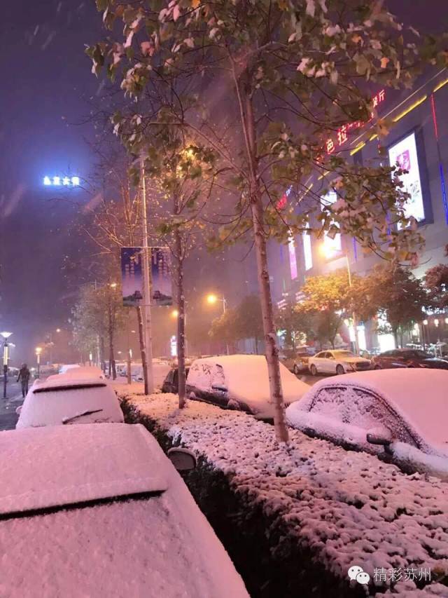 张家港已经下雪了!苏州还会远吗?