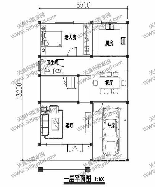 农村三层半自建房,真正适合农村的别墅设计图!