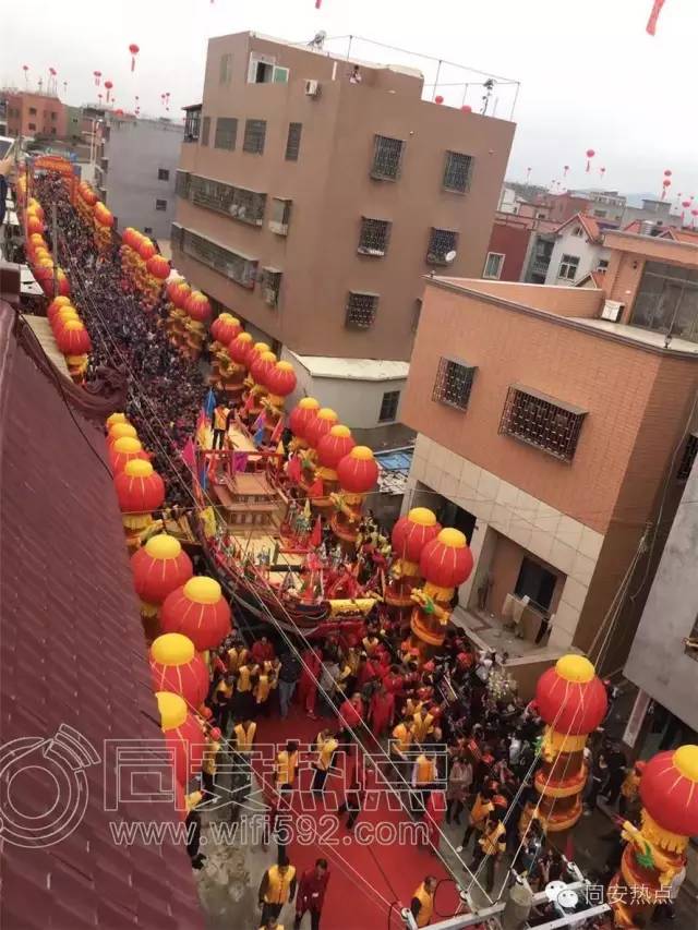 今天同安人都齐聚吕厝第151届闽台送王船活动正式启动