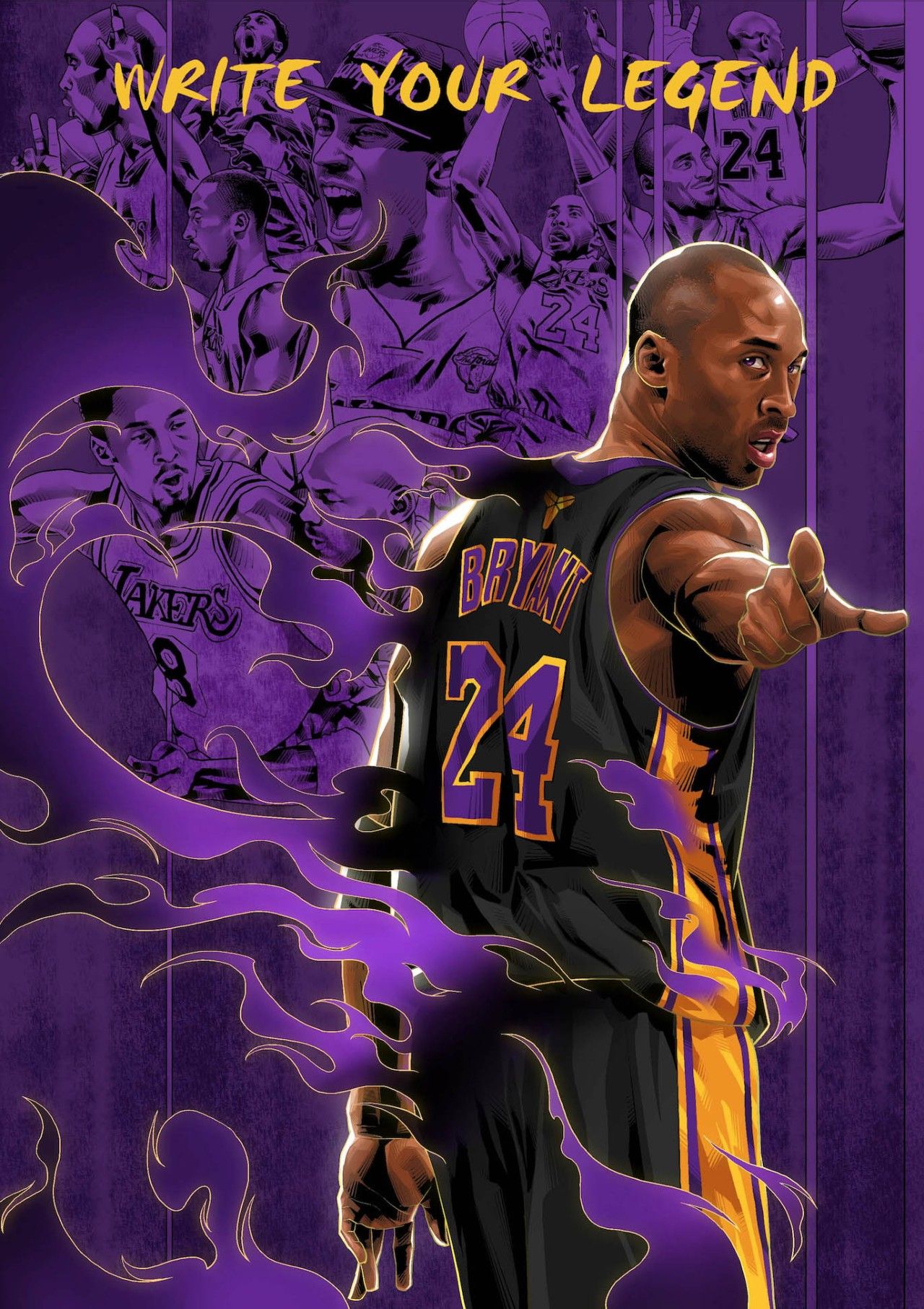 降临 kobe 系列也迎来了全新的纪元 nike 邀请到几位出色的插画师让