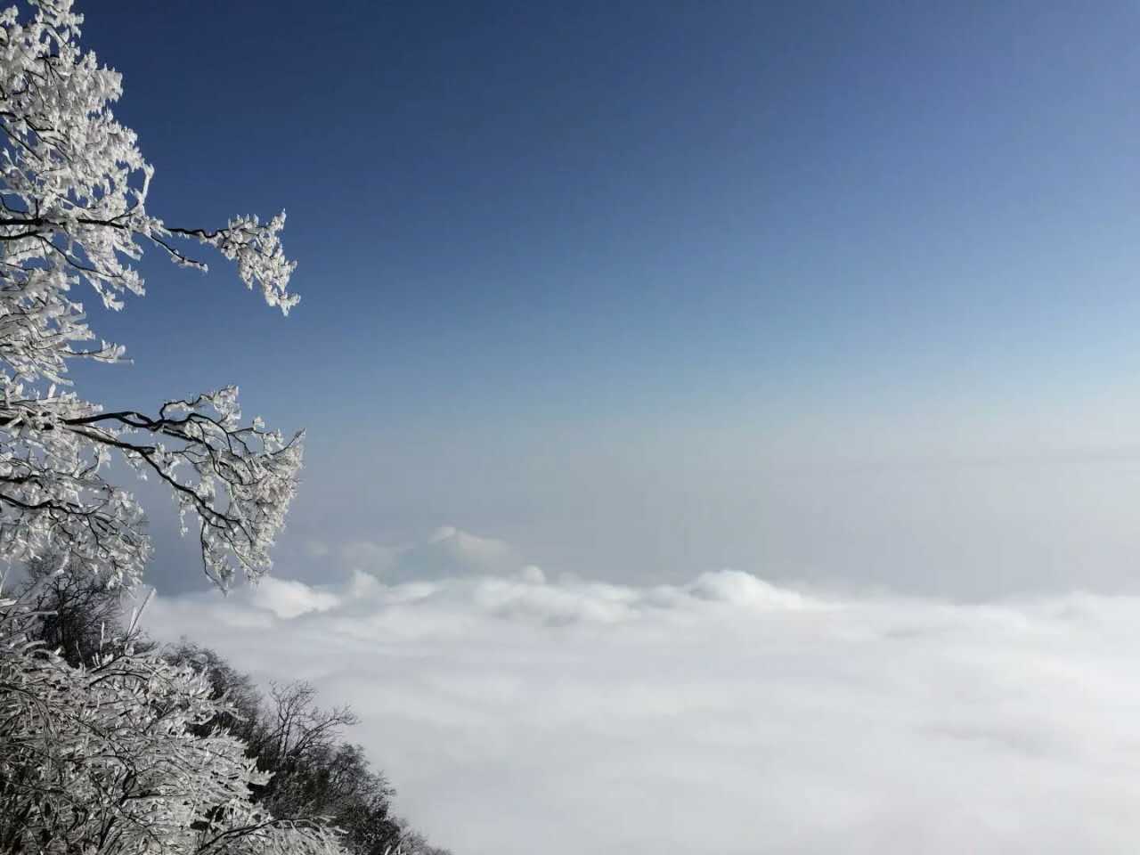 12.4【登顶记】寻雪之旅,登顶赵公山,看雾松云海