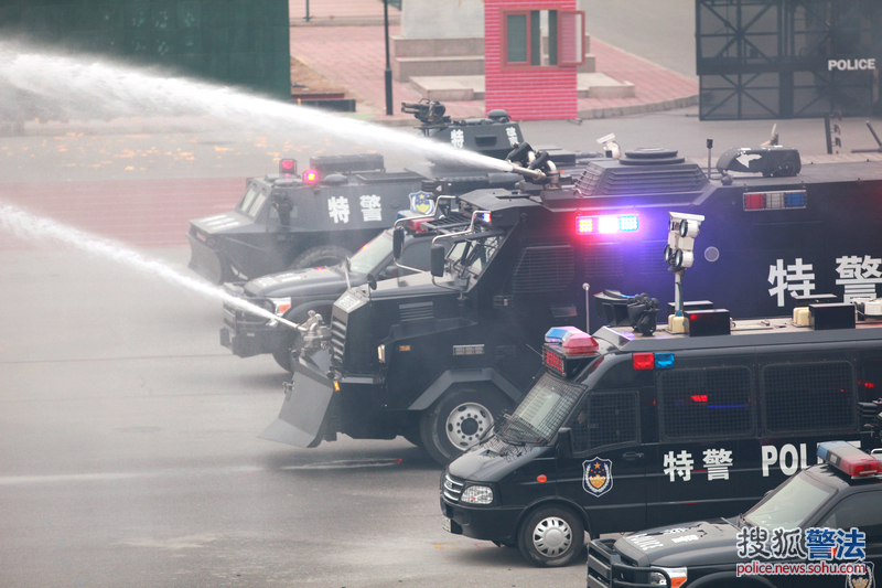 实拍北京特警全方位展示警务技能组图