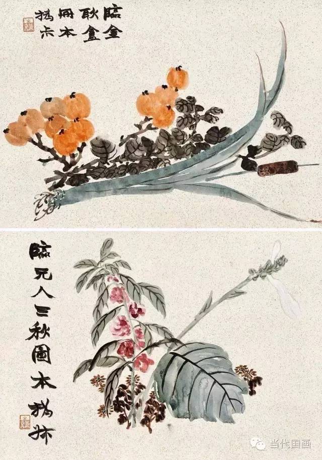 文化 正文 赵之谦的花鸟画把恽南田的没骨画法与"扬州八怪"的写意画法