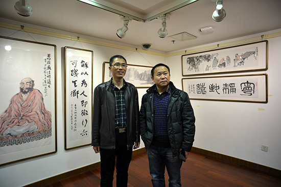 一掬山溪水已足测深清倪金宝诗书画印巡回展首展