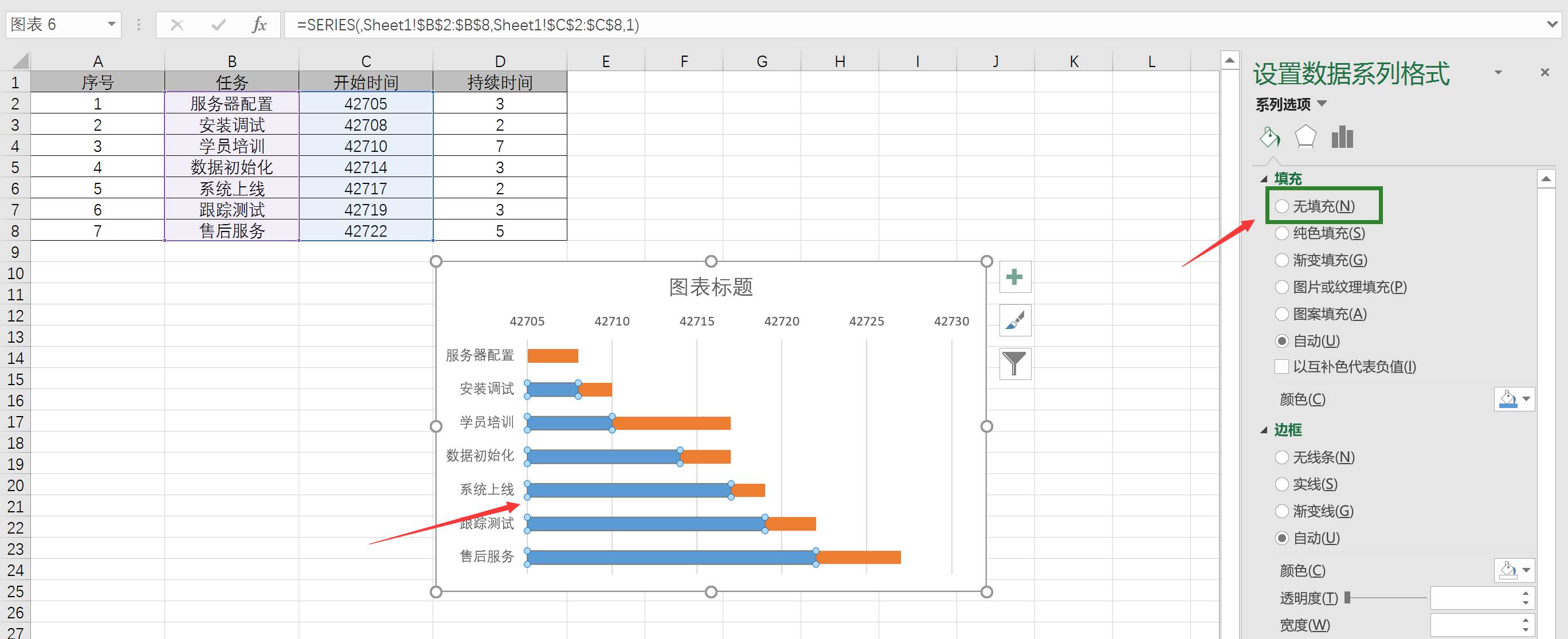 十分钟学会制作Excel甘特图，项目进度一目了然!