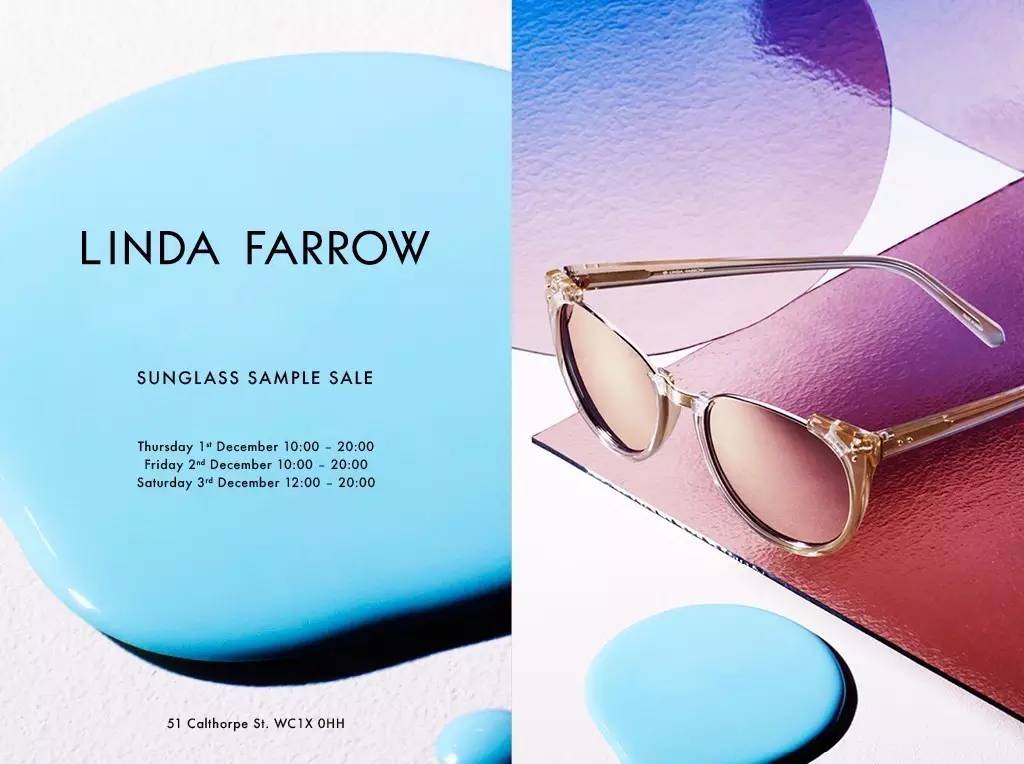 名称: linda farrow sample sale 地址: 51 calthorpe