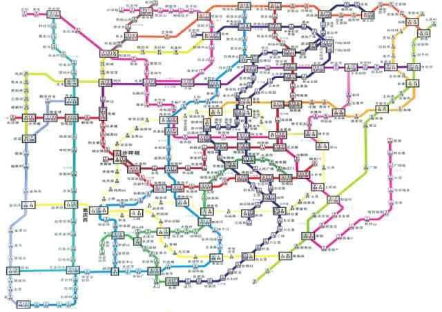 重庆新规划9条地铁,最新最全的的站点名单都在这